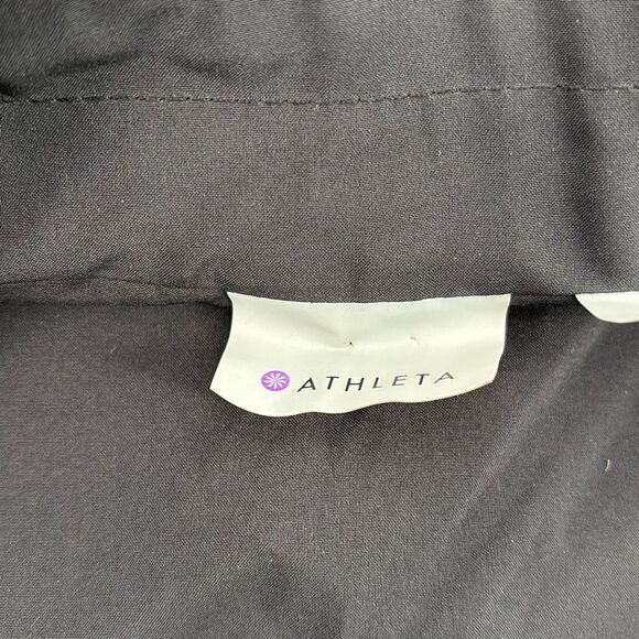 Athleta Everyday Skater Lightweight Skort Short  Side Zip Black Size 12 - Picture 9 of 12